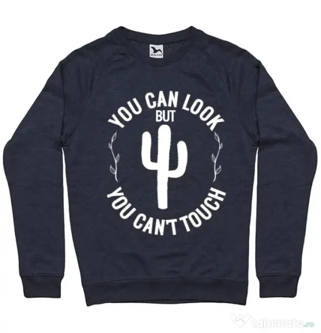 Bluza ADLER barbat You can’t touch Denim inchis