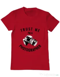 Tricou ADLER barbat I’m a photographer Rosu