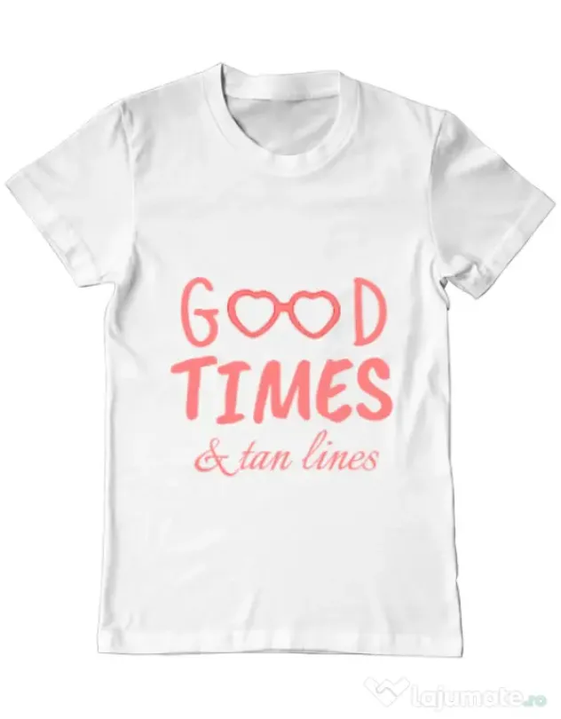 Tricou ADLER barbat Tan lines Alb