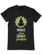 Tricou ADLER barbat Inhale love Negru