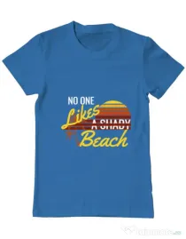 Tricou ADLER barbat Shady beach Albastru azuriu