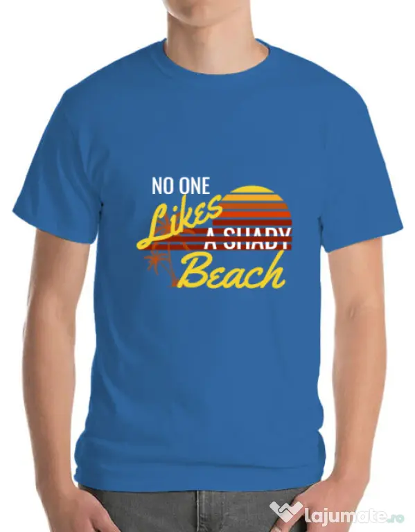 Tricou ADLER barbat Shady beach Albastru azuriu