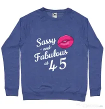 Bluza ADLER barbat Sassy and fabulous Albastru melanj