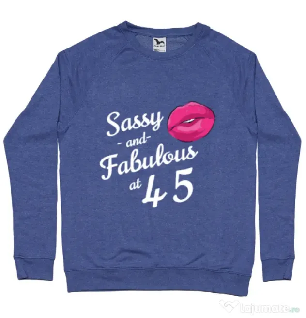 Bluza ADLER barbat Sassy and fabulous Albastru melanj