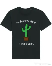 Tricou STANLEY STELLA barbat Plants are friends Negru