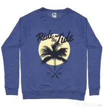 Bluza ADLER barbat Ride the tide Albastru melanj