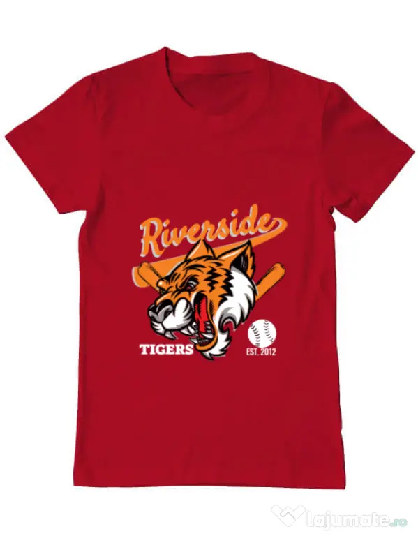 Tricou ADLER barbat Tigers team Rosu