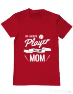 Tricou ADLER barbat My favorite player Rosu