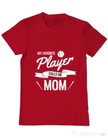 Tricou ADLER barbat My favorite player Rosu