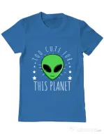Tricou ADLER barbat Too cute Albastru azuriu