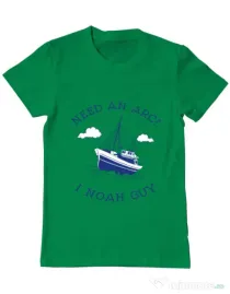 Tricou ADLER barbat Need an arc? Verde mediu