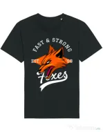 Tricou STANLEY STELLA barbat Fast and strong Negru