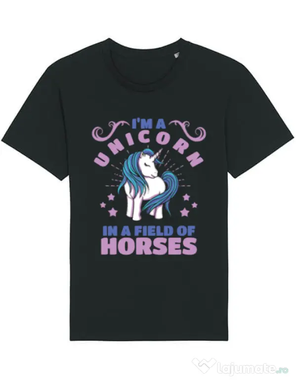 Tricou STANLEY STELLA barbat Just a unicorn Negru