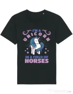 Tricou STANLEY STELLA barbat Just a unicorn Negru