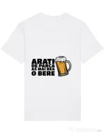Tricou STANLEY STELLA barbat As mai bea o bere Alb