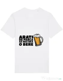 Tricou STANLEY STELLA barbat As mai bea o bere Alb