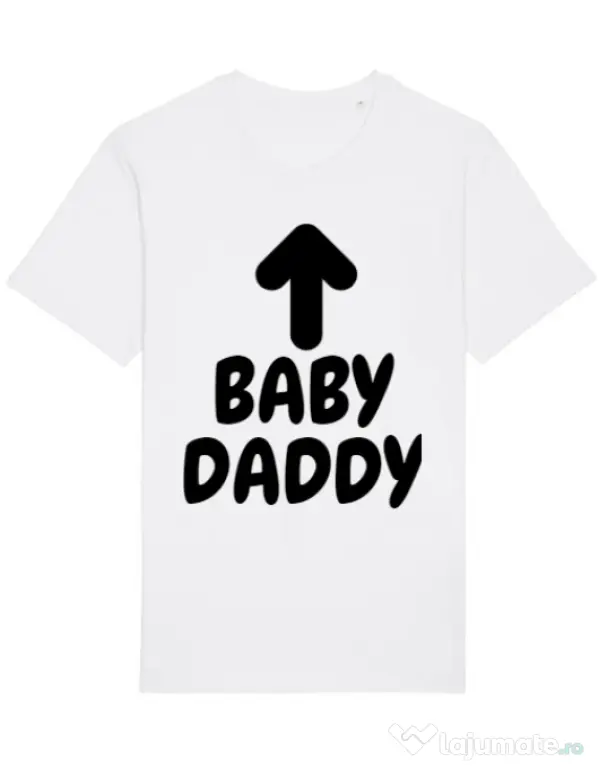 Tricou STANLEY STELLA barbat Baby daddy Alb