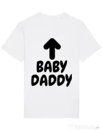 Tricou STANLEY STELLA barbat Baby daddy Alb