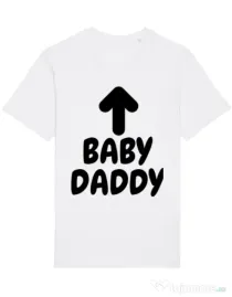 Tricou STANLEY STELLA barbat Baby daddy Alb