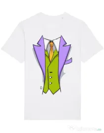 Tricou STANLEY STELLA barbat Gentleman suit Alb