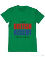 Tricou ADLER barbat British accent Verde mediu