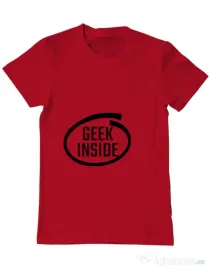 Tricou ADLER barbat Geek inside Rosu