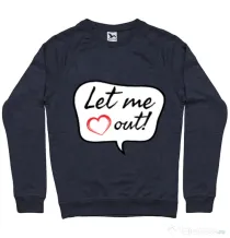 Bluza ADLER barbat Let me out Denim inchis