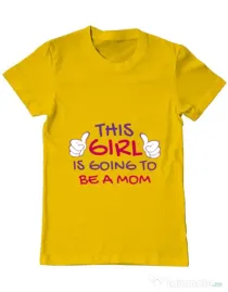 Tricou ADLER barbat Future Mom Galben