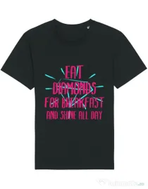 Tricou STANLEY STELLA barbat Eat diamonds Negru