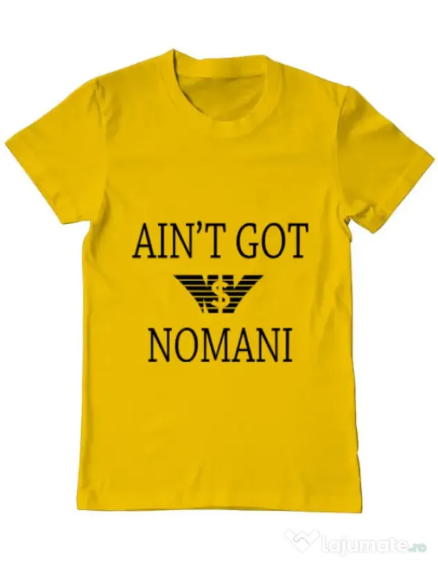 Tricou ADLER barbat Ain t got nomani Galben
