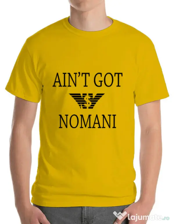 Tricou ADLER barbat Ain t got nomani Galben