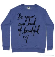 Bluza ADLER barbat Be your own kind of beautiful Albastru melanj