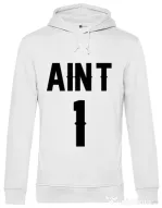 Hoodie barbat cu gluga Ain t one Alb