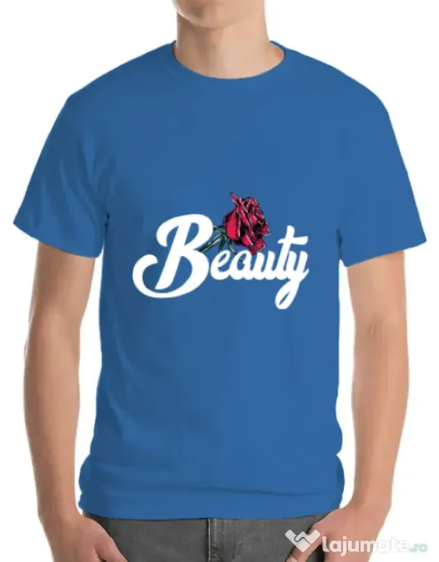 Tricou ADLER barbat Beauty Albastru azuriu