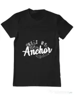 Tricou ADLER barbat He s my anchor Negru
