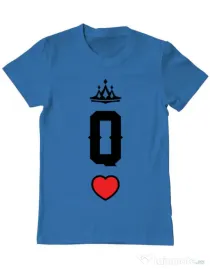 Tricou ADLER barbat Queen Albastru azuriu
