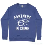 Bluza ADLER barbat Partners in crime 2 Albastru melanj