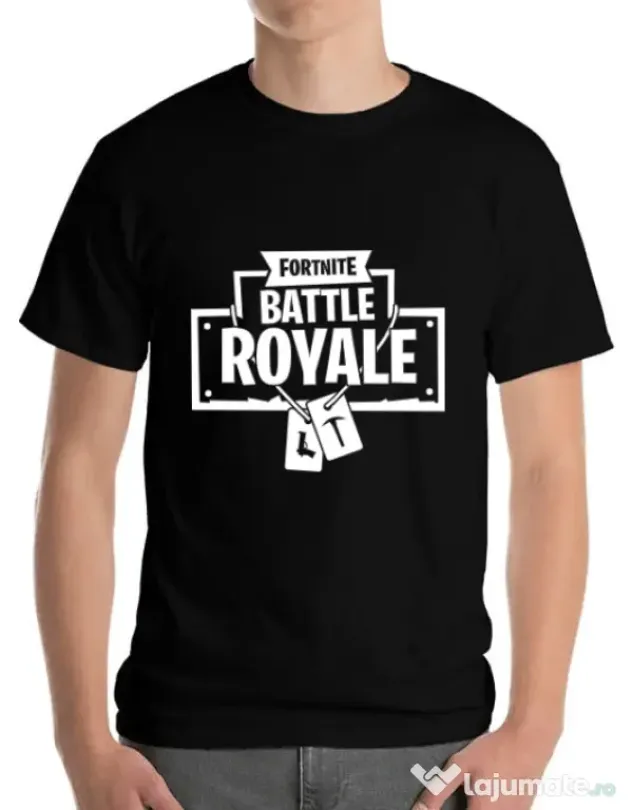 Tricou ADLER barbat Battle royale Negru