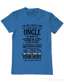 Tricou ADLER barbat The lucky one Albastru azuriu