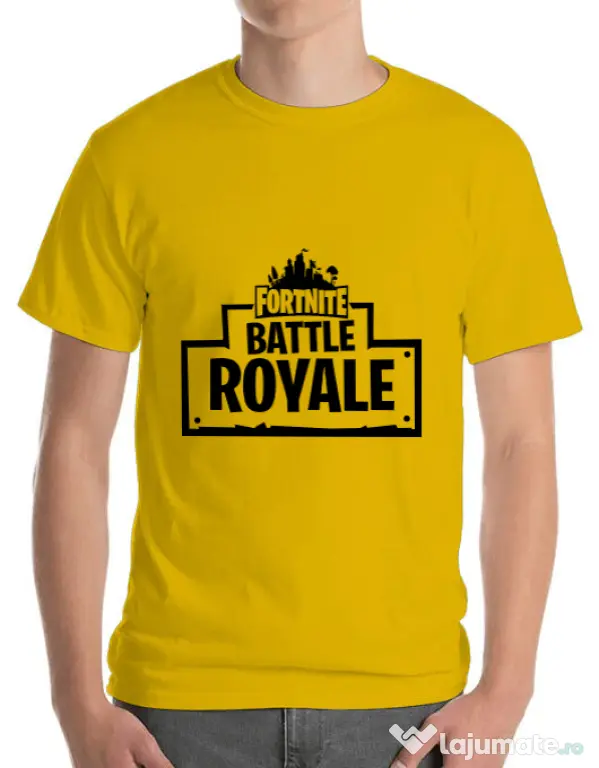 Tricou ADLER barbat Battle royale 2 Galben
