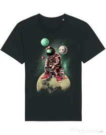 Tricou STANLEY STELLA barbat Astronaut - DJ Negru