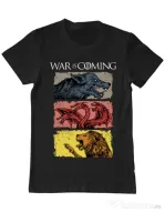Tricou ADLER barbat War is coming Negru