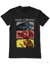 Tricou ADLER barbat War is coming Negru
