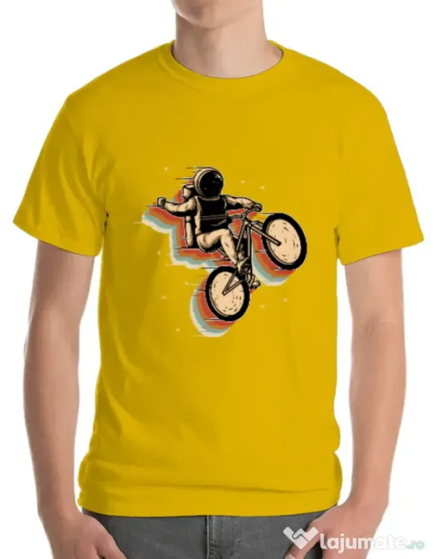 Tricou ADLER barbat Cycling space Galben