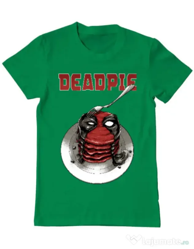 Tricou ADLER barbat Deadpie Verde mediu