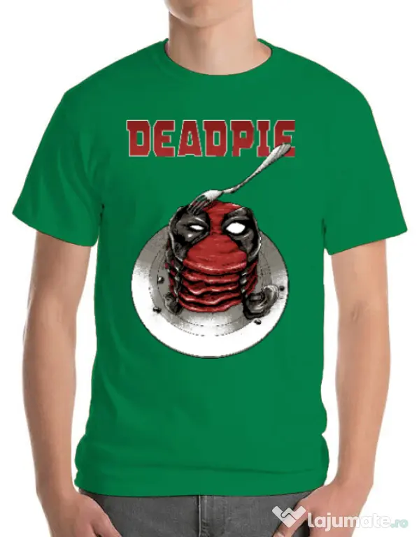 Tricou ADLER barbat Deadpie Verde mediu