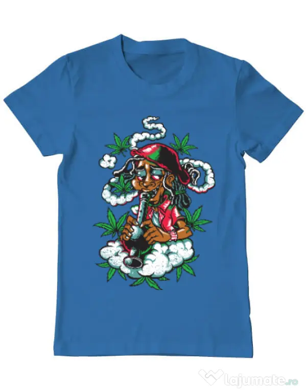 Tricou ADLER barbat Jamaican Albastru azuriu