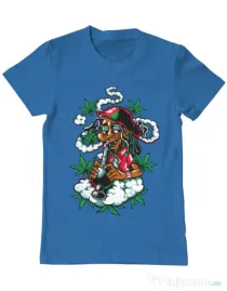 Tricou ADLER barbat Jamaican Albastru azuriu