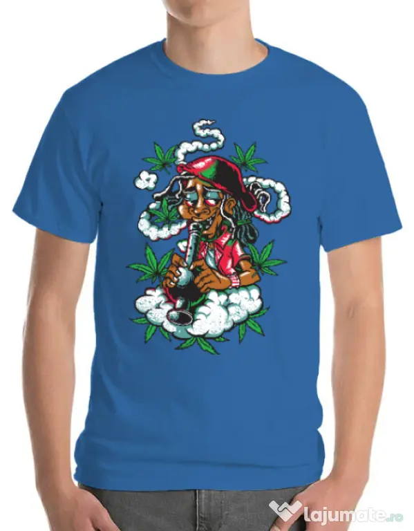 Tricou ADLER barbat Jamaican Albastru azuriu