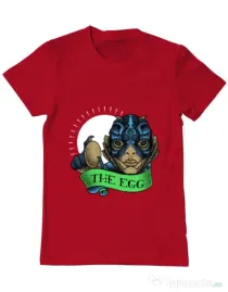 Tricou ADLER barbat Shape of water Rosu